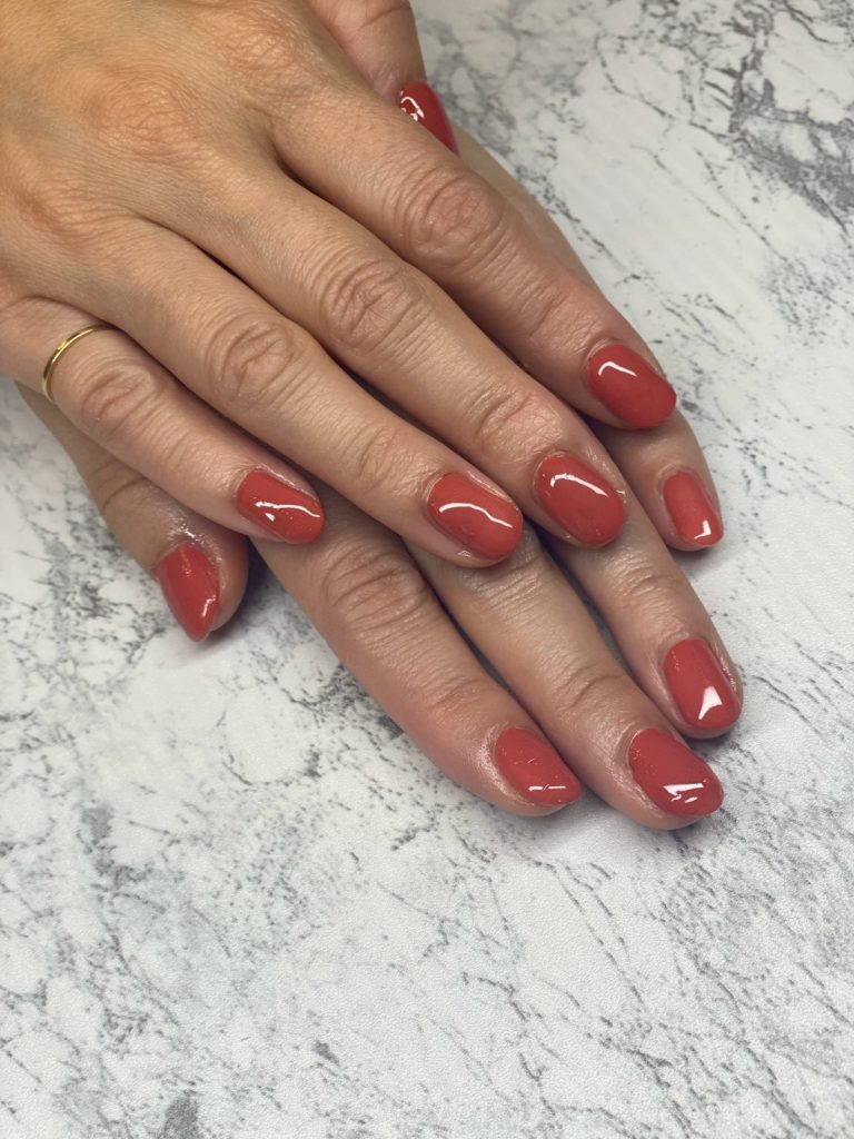 泉大津市　ワンカラー　ハンドネイル